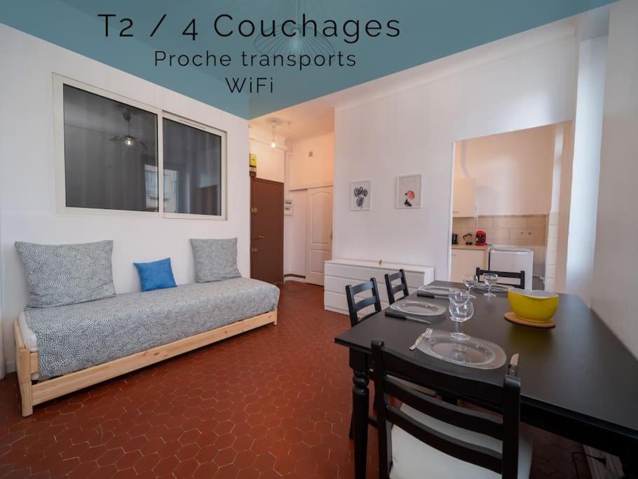 Appartement Tout Equipe 4 Couchages Belle De Mai マルセイユ エクステリア 写真